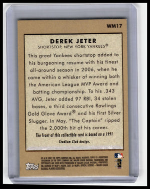 2007 Topps #WM17 Derek Jeter Walmart