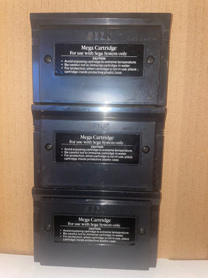 Sega Master System Lot of 3 Games
