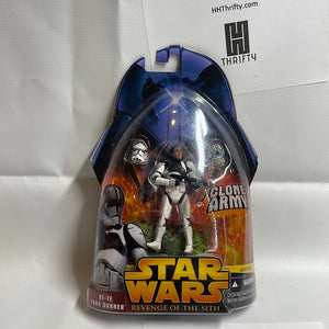 Star Wars AT-TE TANK GUNNER 38 CLONE ARMY Action Figure Revenge Of The Sith 2005