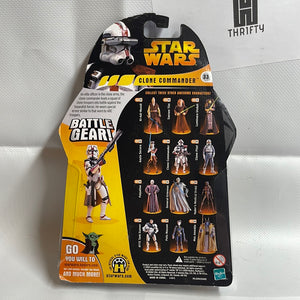 Star Wars Revenge of the Sith, Clone Commander, Collection 1 #33 Hasbro 2005