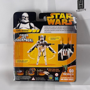Star Wars Revenge Of The Sith Clone Trooper Firing Jet Backpack